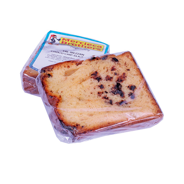 Slice Chocolate Chip Cake