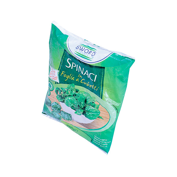 Spinaci in Foglia a Cubetti